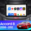 Установочный комплект для Honda Accord 8 2008-2012 9" черная матовая рамка