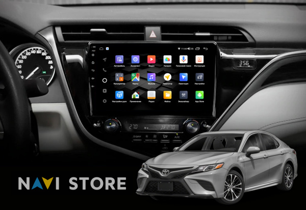 Магнитола Navi S Plus 4+64Gb 10" для Toyota Camry 2018-2021