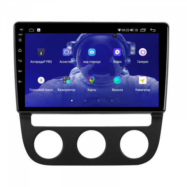 Магнитола на платформе Android Navi PRO 2K 4/64Gb 10" для Volkswagen Golf 5/Jetta 5 2003-2010 10" "F2" Climate