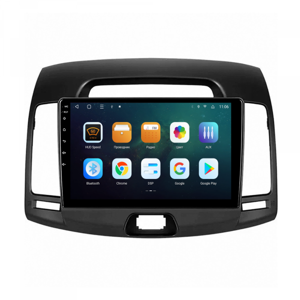 Магнитола NAVI S 4+64Gb 9" для Hyundai Elantra 2006-2011