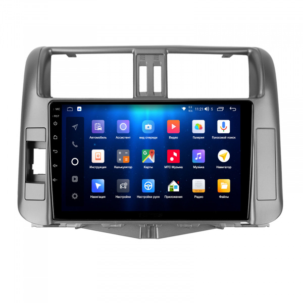 Магнитола Navi S Plus 6+128Gb 9" для Toyota Land Cruiser Prado 150 2009-2013 Type-A
