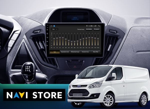 Магнитола на платформе Android Navi PRO 2K 4/64Gb 9" для Ford Transit 2012-2021