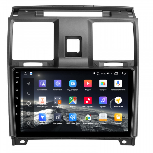 Магнитола Navi S Plus 4+32Gb 9" для UAZ Patriot 2012-2016