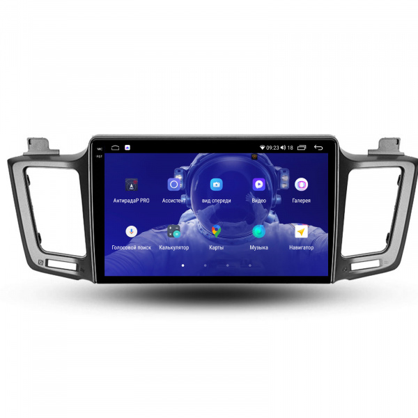 Магнитола на платформе Android Navi PRO 2K 4/64Gb 10" для Toyota RAV4 2014-2017