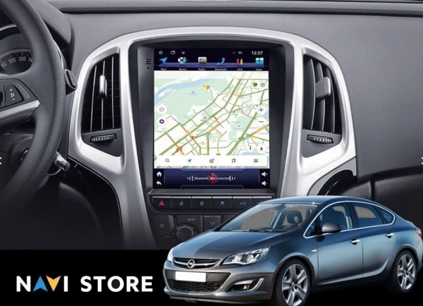 Магнитола Android в стиле Tesla Navi S Plus для Opel Astra J 2009-2015 2+32Gb 10.4"