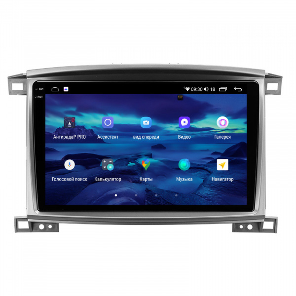 Магнитола на платформе Android Navi PRO 2K 6/128Gb 10" для Toyota Land Cruiser 100 2002-2007  "Type-B"