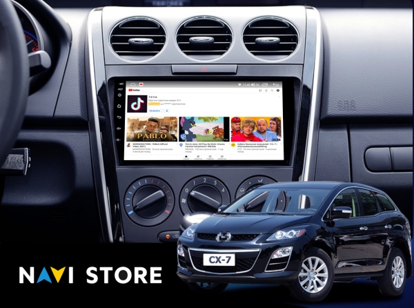 Магнитола NAVI LITE 2+32Gb 9" для Mazda CX-7 2009-2012