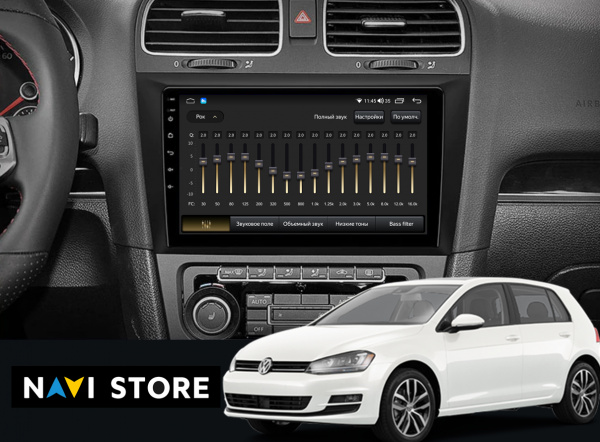 Магнитола Navi S Plus 4+64Gb 9" для Volkswagen Golf 6 2008-2016