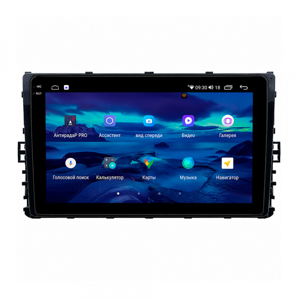 Магнитола на платформе Android Navi PRO 2K 6/128Gb 9" для Volkswagen Jetta 7/Skoda Kamiq/Passat-B8 2019-2026