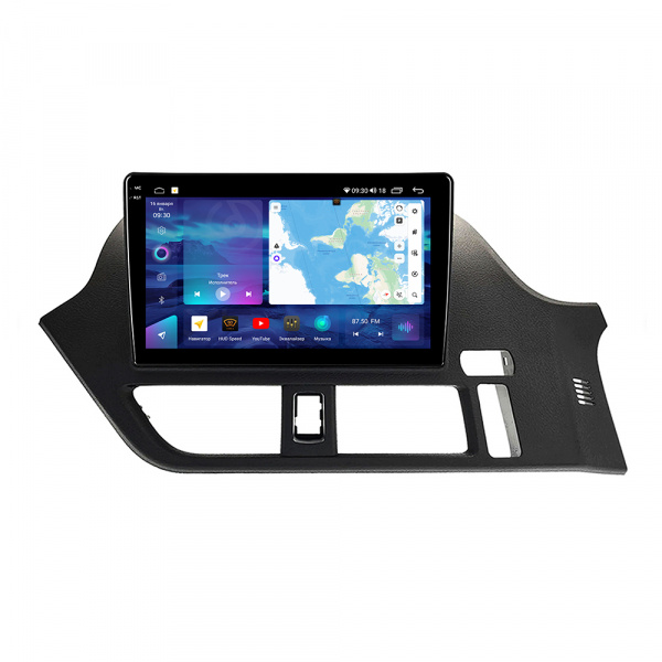 Магнитола Navi Pro 2K 8+128Gb 9" с поддержкой кругового обзора с камерами кругового обзора 360 1080p AHD для Toyota Noah, Esquire, Voxy 2014-2021
