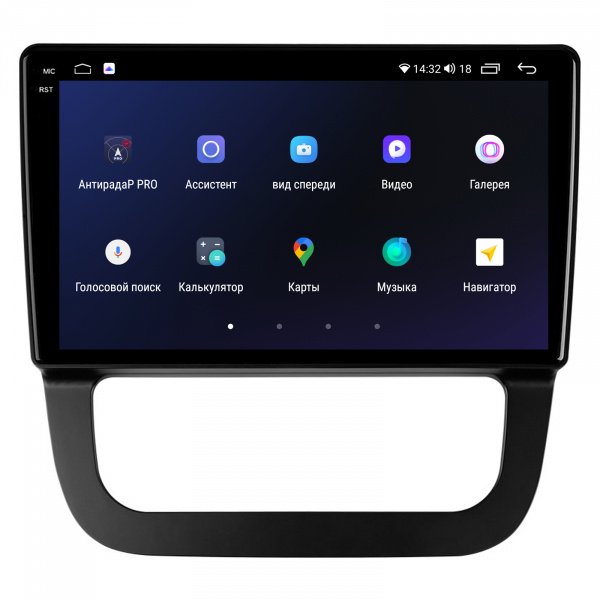 Магнитола на платформе Android Navi PRO 2K 4/32Gb 10" для Volkswagen Golf 5/Jetta 5 2003-2010 "F3" Climate