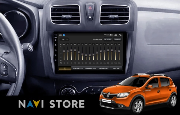 Магнитола Teyes CC3 2K 4/32Gb 10" для Renault Sandero 2015-2018