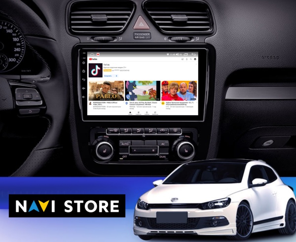 Магнитола Navi S 4+64Gb 9" для Volkswagen Scirocco 2008-2014