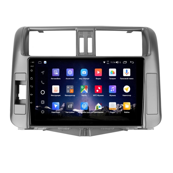 Магнитола Navi S Plus 4+64Gb 9" для Toyota Land Cruiser Prado 150 2009-2013 Type-B