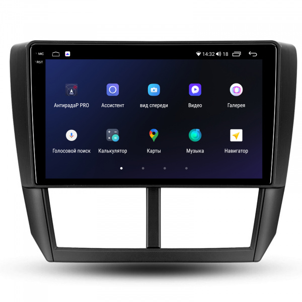 Магнитола на платформе Android Navi PRO 2K 4/32Gb 9" для Subaru Impreza/Forester 2008-2013