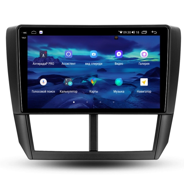 Магнитола на платформе Android Navi PRO 2K 6/128Gb 9" для Subaru Impreza/Forester 2008-2013