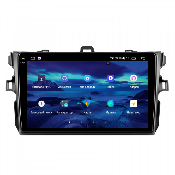 Магнитола на платформе Android Navi PRO 2K 6/128Gb 9" для Toyota Corolla 150 2006-2013