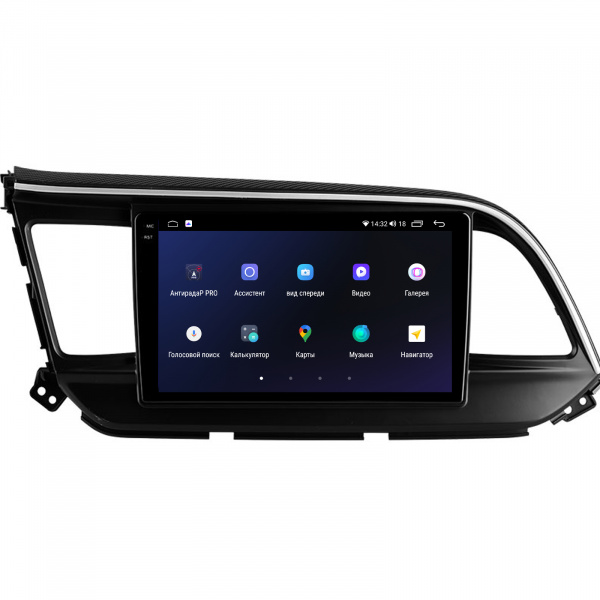 Магнитола на платформе Android Navi PRO 2K 4/32Gb 9" для Hyundai Elantra 2018-2022 "Type B"