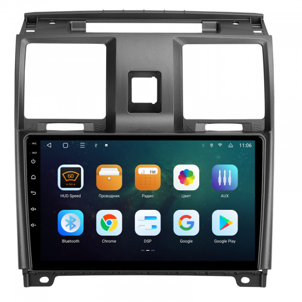 Магнитола Navi S 2+32Gb 9" для UAZ Patriot 2012-2016